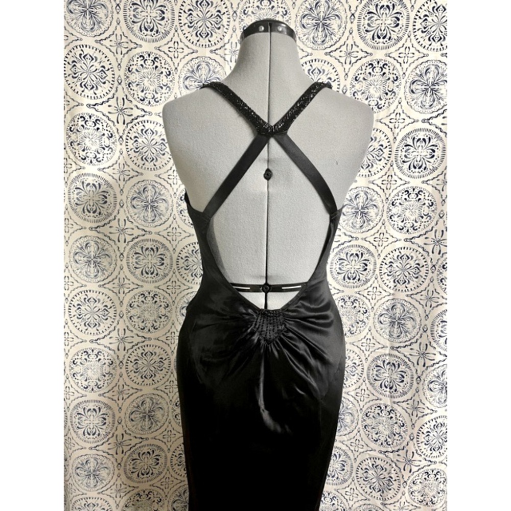 Black Satin Dress